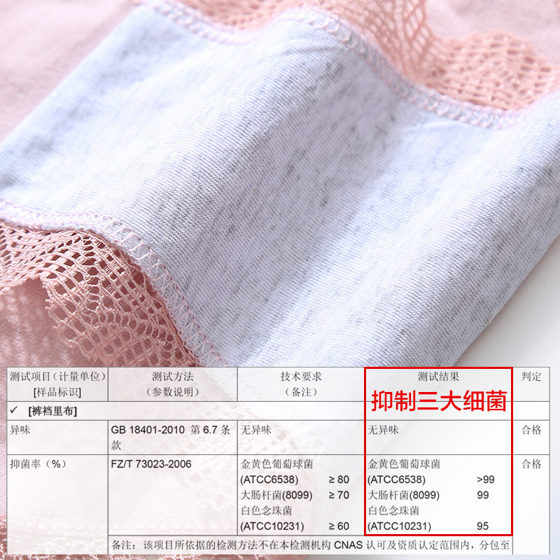 DEEJOLLY 女士纯棉抗菌内裤 5条装 图3