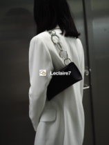 Venczel serial metal chain simple rectangular handle underarm bag