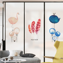 Glass window sticker Frosted film Bathroom bathroom anti-peep anti-light window translucent opaque toilet door sticker