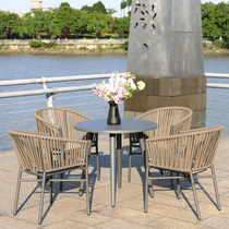 The Noble People Nordic Outdoor Table And Chairs Creative Designer Vines Chair Three Sets Outdoor Balcony Courtyard Leisure