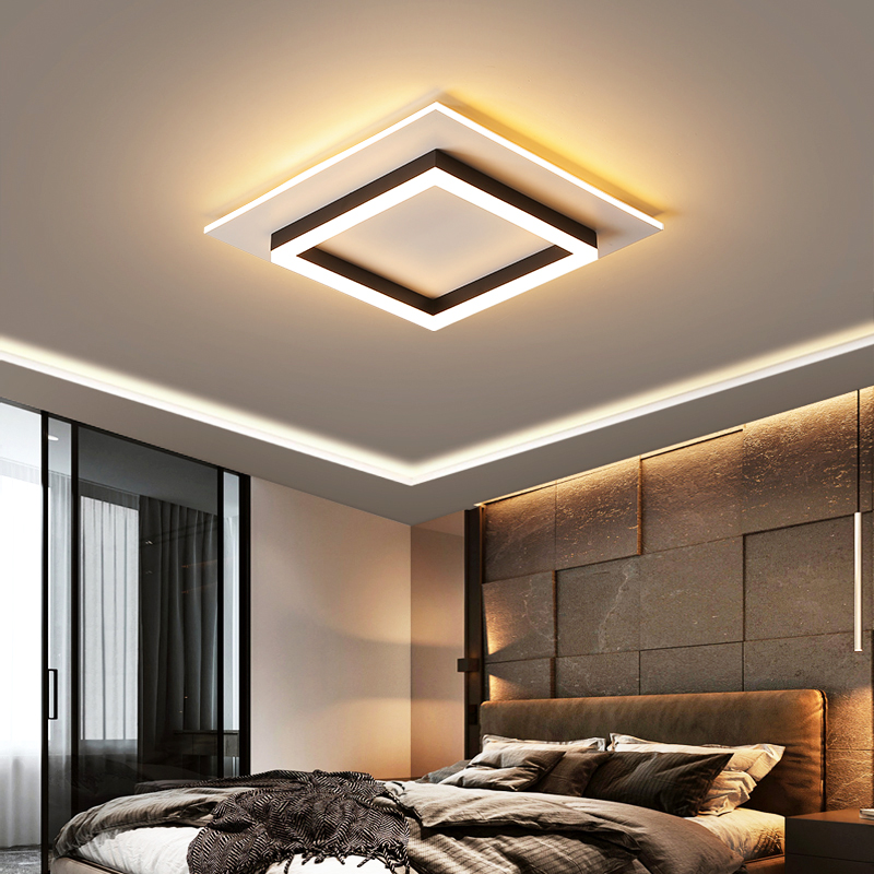 Bedroom lamp minimalist modern atmospheric rear modern LED ceiling lamp Nordic Living room Book Room Lamp Creative dining room Lamp