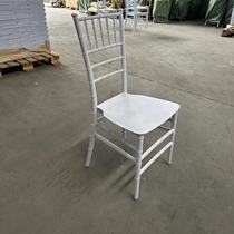 Hotel Wedding Chair Home Pp Bamboo Festival Plastic Chair Brief Modern Light Lavish Acrylic Banquet Chair Dining Chair Home Chair