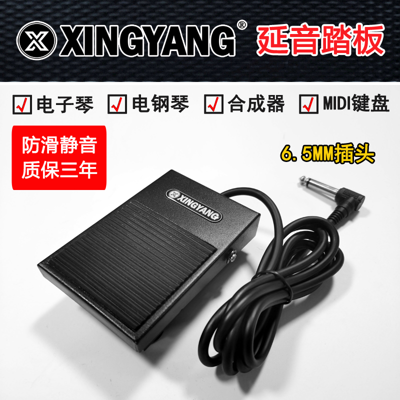 Metal electronic keyboard sustain pedal Yamano leaf Roland electronic keyboard drum midi keyboard instrument universal pedal accessories