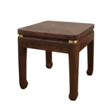 Импортированный черный орех маленький скамейка Творческое стул с твердым деревом с твердым деревянным табуретом кубический стул Дети Дети Сидящие стул, бронзовые и деревянные табуретки