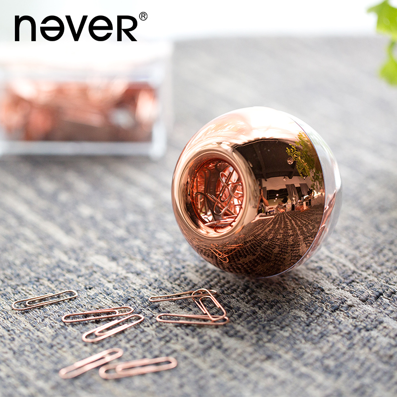 never apple cylinder back thread needle containing box back thread needle big box rose gold round magnetic case back type needle lock needle stop pin stop pin bookmarking clip