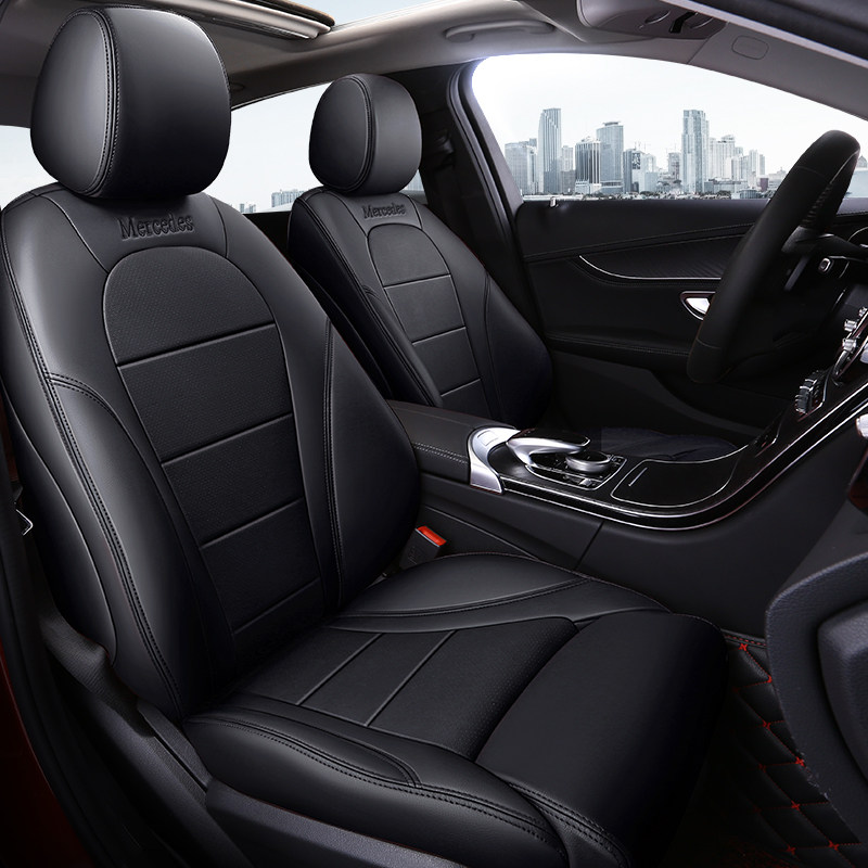 Genuine leather full-surround car cushion Fox seat cover Audi Binz BMW seat set for four seasons universal