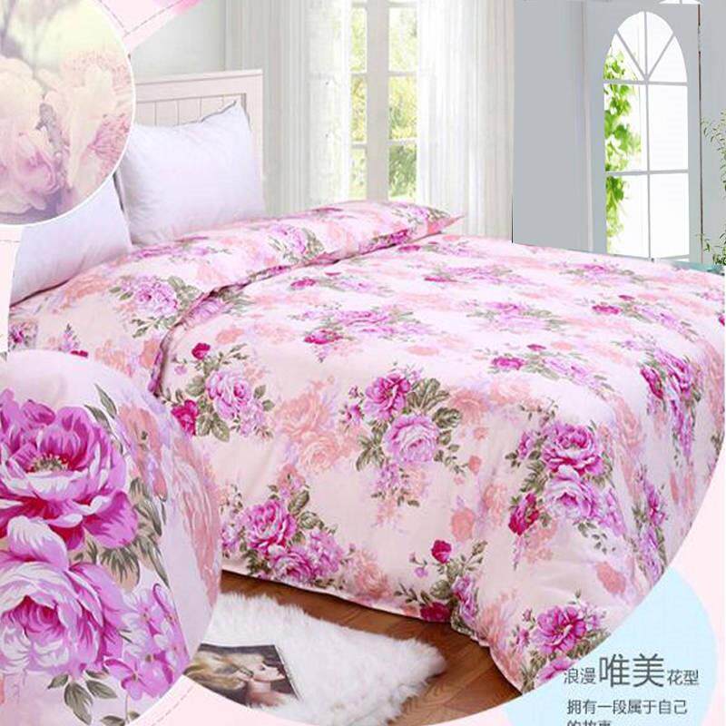 Brushed quilt cover single set skin-friendly breathable 1 5 meters 1 8 meters 2 meters 1 2 meters student dormitory single double bed quilt cover