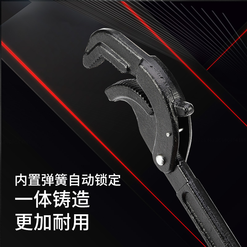 Universal movable wrench tool set multi-functional German universal pipe pliers movable open wrench large live board