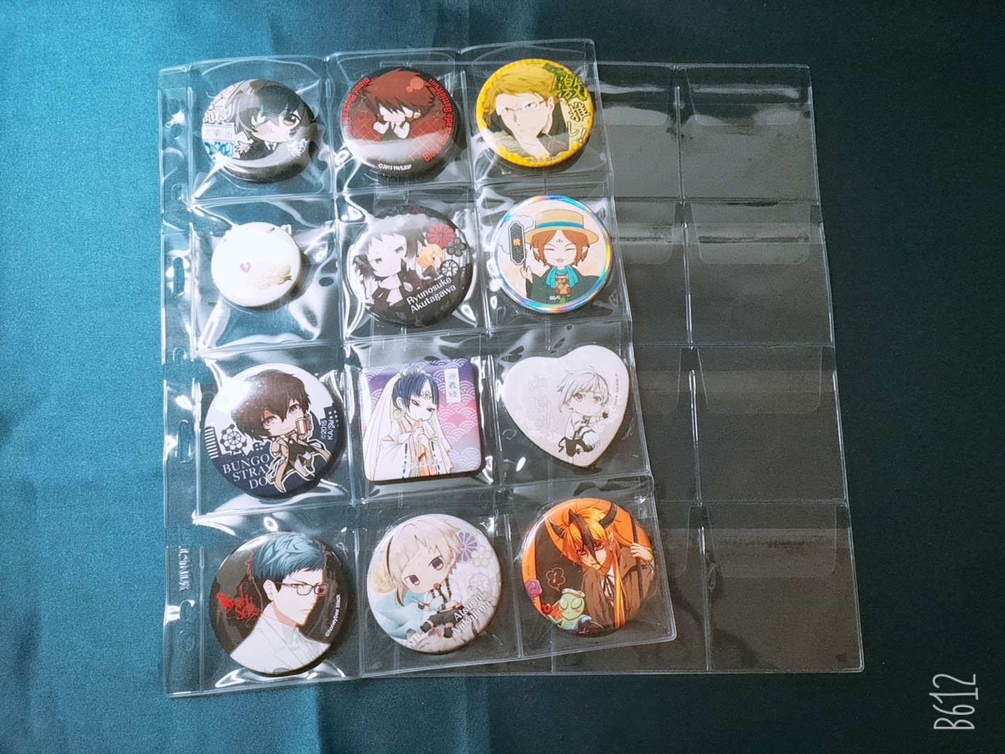 Mu Yunjia Barwee storage book 12 cells 9 cells 6 cells inner page loose page inner page replaceable acrylic badge storage