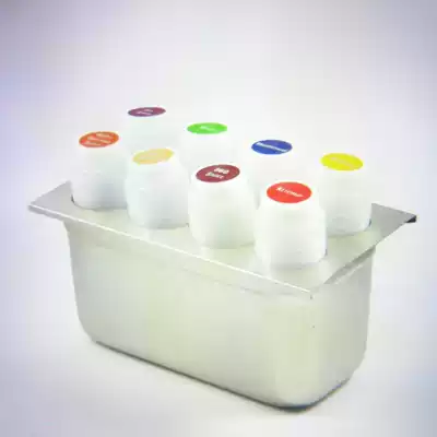 FIFO commercial storage leak-proof double-head extrusion bottle 100 super large hole bottle cap flavor storage sauce juice extrusion