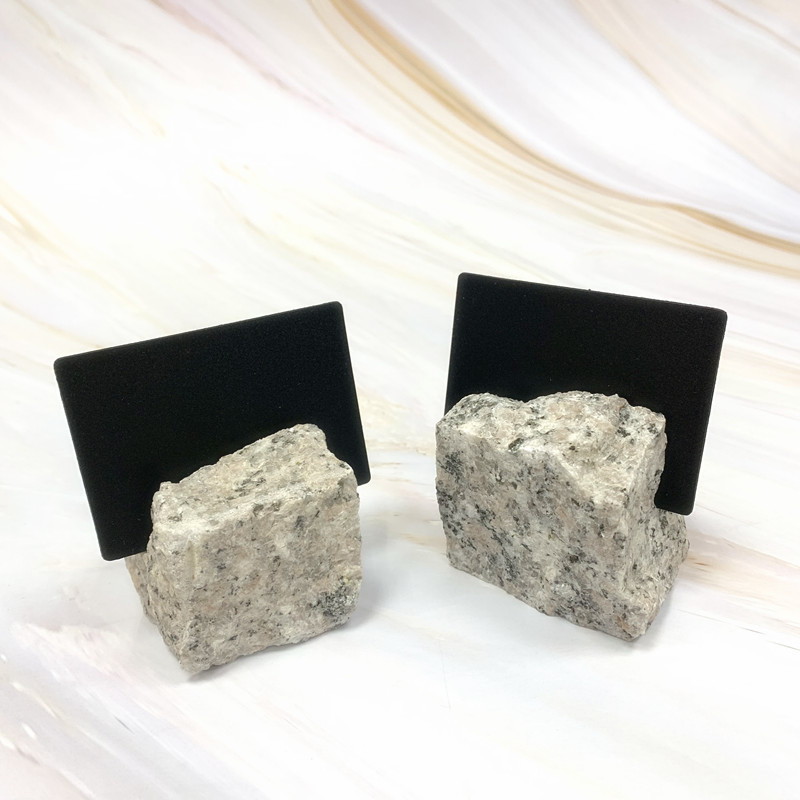 Metalcraft Buffet Tableware Supplies Acrylic Marble Base Menu Cards Washable Table Cards Business Cards