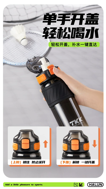 bình inox đựng nước có vòi Cica cốc nước thể thao nam nhựa mới chịu nhiệt độ cao chống rơi học sinh trường đặc biệt ống hút thể dục ấm siêu tốc bình đựng nước thủy tinh bình đựng nước có vòi
