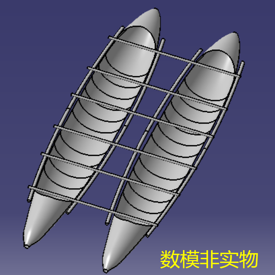 The 3D 3D 3D geometric model ship canoe curved shape styling stp kayak