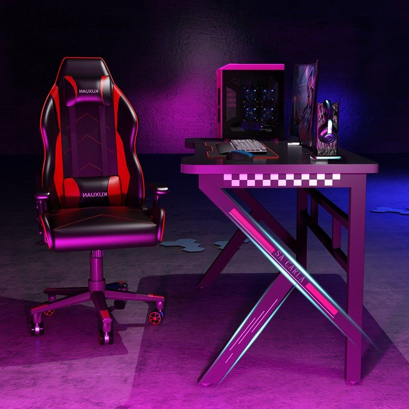 Computer desktop table Full set of tables and chairs Single small study table High school students home live table anchor