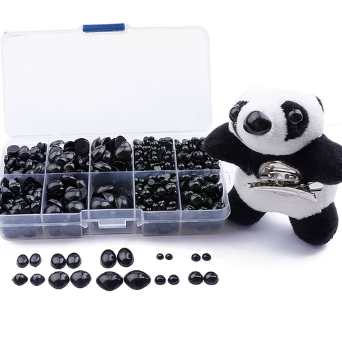 Черный набор, крючок для вязания, кукла, бусины, аксессуар для волос ручной работы с аксессуарами, поделки ручной работы