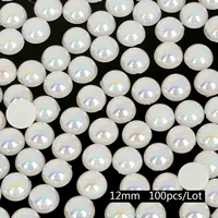 Из жемчуга, бежевый, 12mm