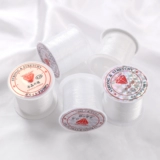 Прозрачная леска ручной работы, линия для бисероплетения, рисовые бусины, специальная линия, бисер, материал «сделай сам», ручная нить, браслет, эластичная линия с кристаллами