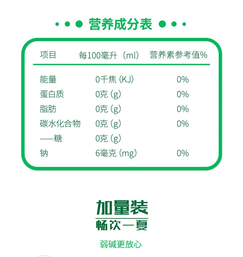 【爆品】依能青柠味苏打水500ml*24瓶