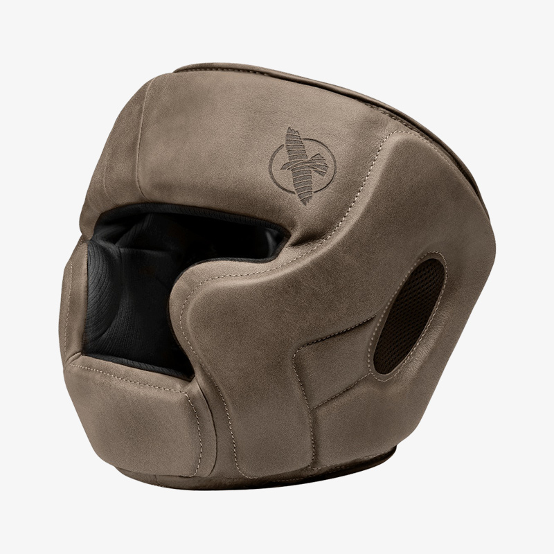 HAYABUSA Hayabusa Head Guard Leather Sanda Helmet Professional Training Closed Head Guard MMA Fighting Helmet