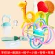 Teether Keo Cậu Bé Đồ Chơi Trẻ Em Nhỏ 12 Chuông Quay Tay Bằng Tay Silicone Cho Bé Keo Mềm Có Thể Đun Sôi Làm Dày Răng Hàm 35 - Gutta-percha / Toothbrsuh / Kem đánh răng