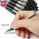 Ручка-роллер, черные канцтовары для школьников, ручка на водной основе, 1 шт, 0.5мм, 12 шт