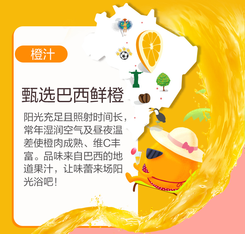 天猫超市 汇源果汁 臻贵礼盒 100%果汁 1L*5盒 0添加 图6