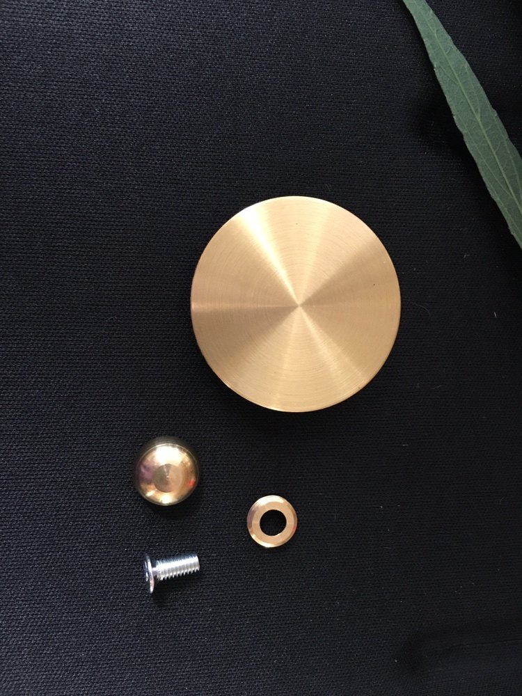 Pure copper New Chinese furniture Decorative Round Copper Sheet Sofa Chair Subbackrest Wafer Furnishing Design Sunrays Hardware