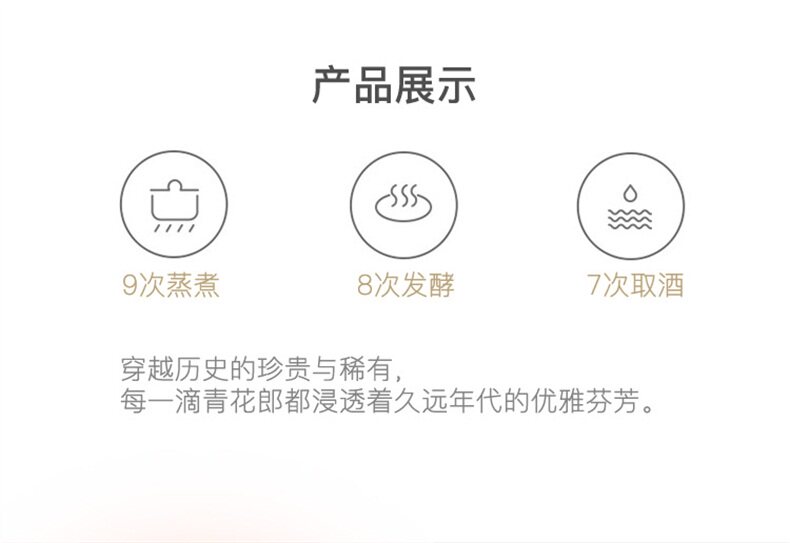天猫超市 郎酒 青花郎 酱香型白酒 53度 500ml*2瓶礼盒装 图6