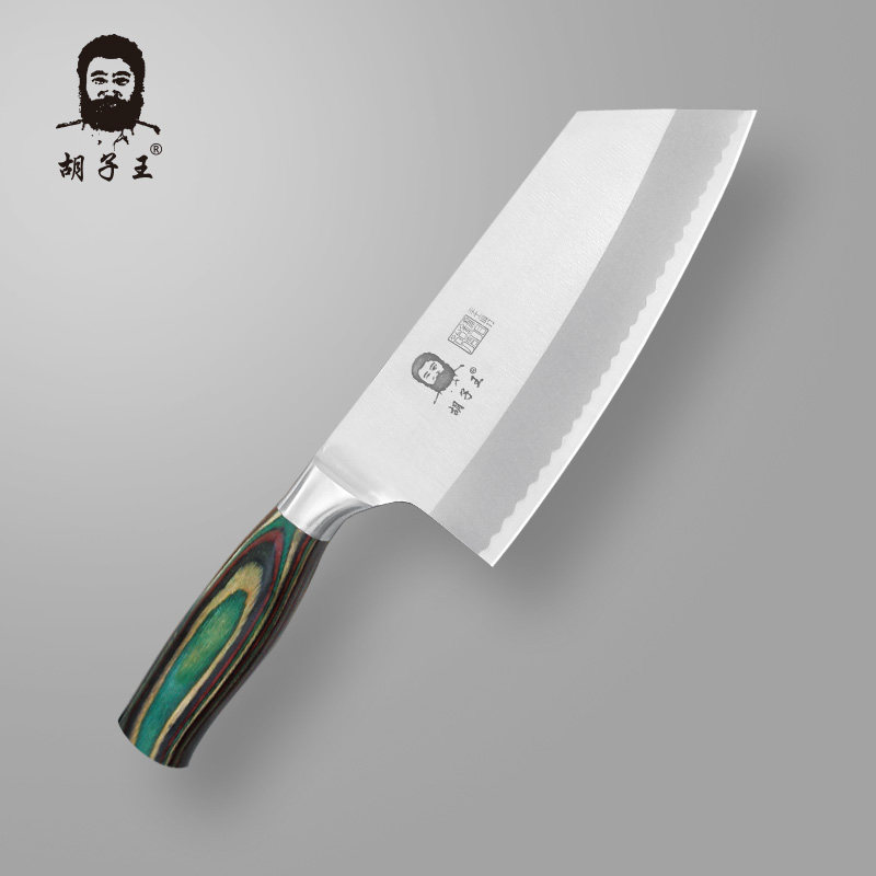 Hu Zi Wang Fengcai Inclined Chopper Wooden Handle Household Ladies Lightweight Chopper Super Fast Sharp Chopper Kitchen Chopper