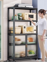 Home Kitchen Cabinet Goods Shelf with Baking Tool Containing Deviner Floor Multilayer Large Size Putting Bowls and chopsticks