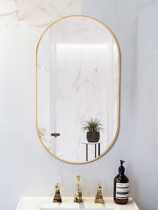 Toilet Wash Face Bench Mirror Wall-mounted Wall Makeup Minimalist Modern Sensation Super High Clear In Toilet Washroom Basin