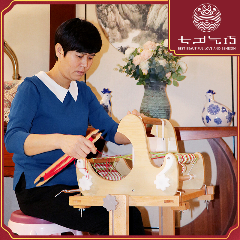 Toddler Loom Artisanal DIY labor class Children's puzzle Teaching Demonstration Experience nostalgia Fitness