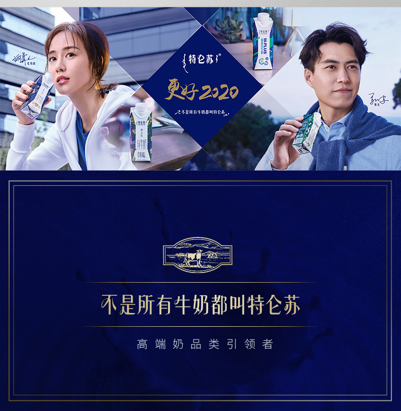 蒙牛特仑苏纯牛奶2箱250ml*32包