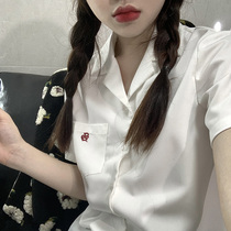 (Fish balls and noodles) original jk dk uniform genuine Japanese basic model solid color embroidery cardigan long-sleeved shirt