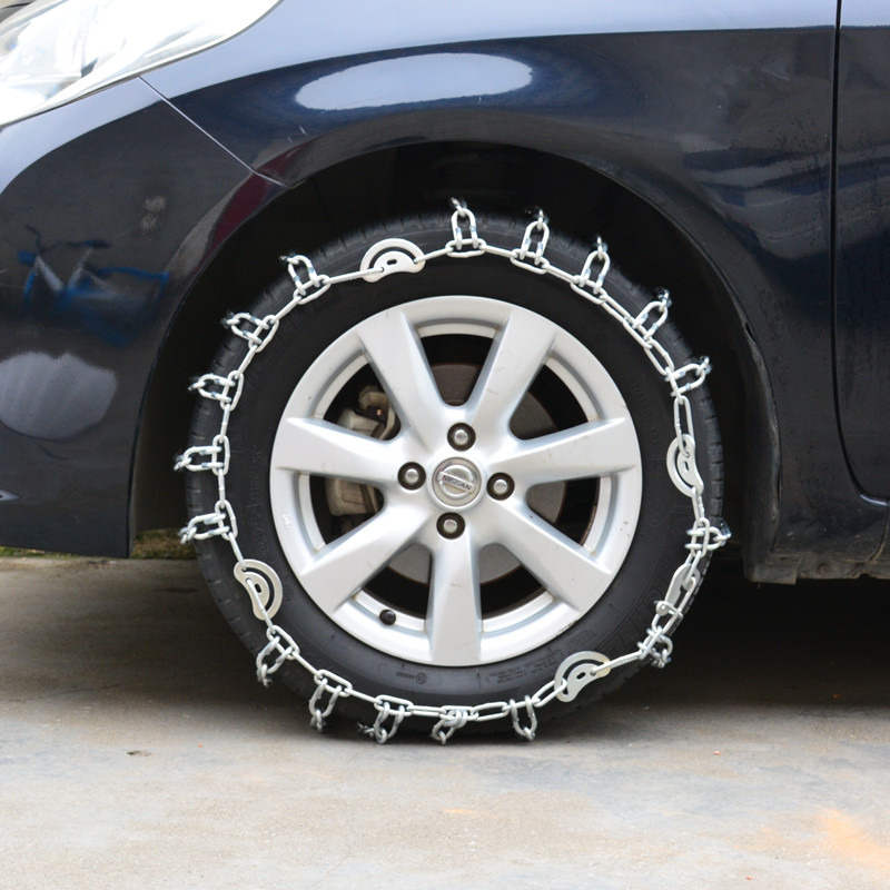 Plus Rough Tire Non-slip Chain Car Cross-country Suv Sedans Cars General Iron Chain Snowy Chain Car Chain