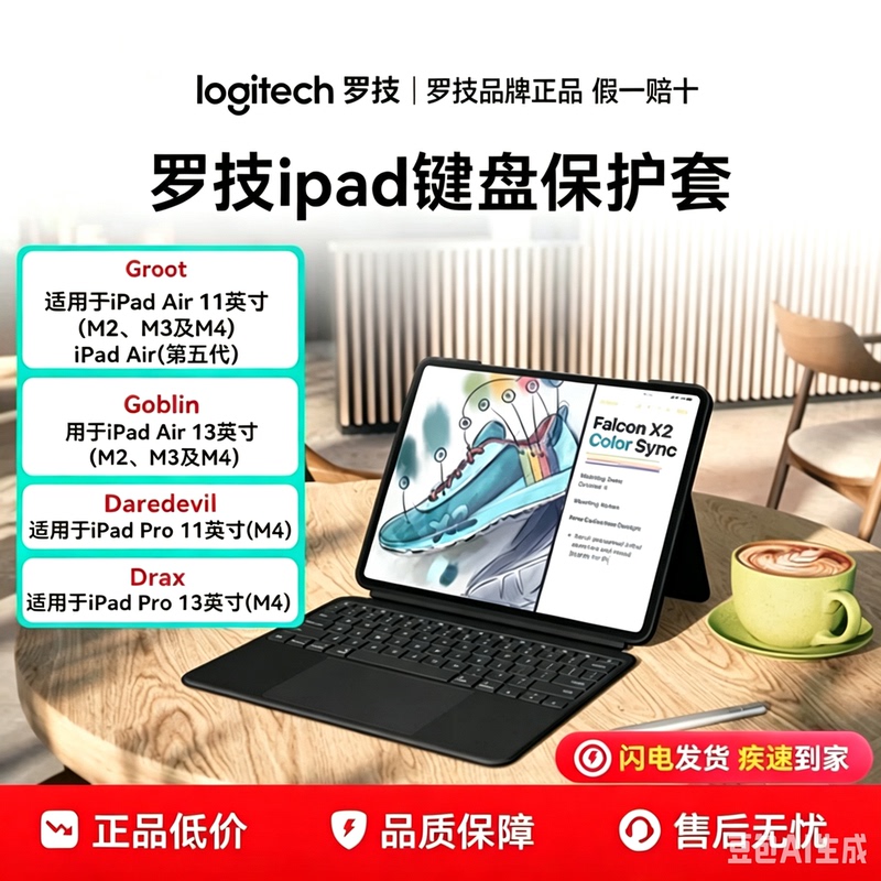 Logitech Ik1176/Ipad Pro Air11 Magic Keyboard Protective Case Wireless Magnetic Keyboard Apple Genuine Logitech Ik1176/Ipad Pro Air11 Magic Keyboard Protective Case Wireless Magnetic Keyboard Apple Genuine