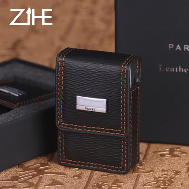 zihe french original dress lang lighter accessories high-end fashion trends leather jacket durable headliner Bull Leather Hanging Waist Sleeve