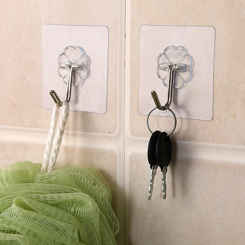Hook powerful adhesive wall-mounted wall bearing suction cup kitchen Kitchen Sticked Wall Without Mark-free Sticky Hook