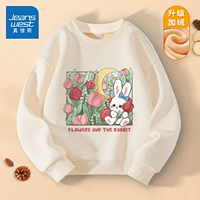 [1 кусок бархата] абрикос/J Rose Rabbit