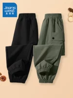 【1 Пара пружинных и осенних брюк + 1 пара карманных брюк】 черный/J сплошной цвет-зеленый/J Сплошной цвет