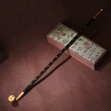 Длинная медная старомодная курительная трубка ручной работы, 50см