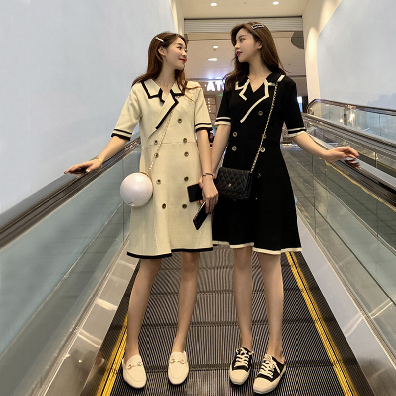 Pregnant women dress up in summer fashion work clothes for work clothes with large size 200 catty and slim cover net red gestation women dress