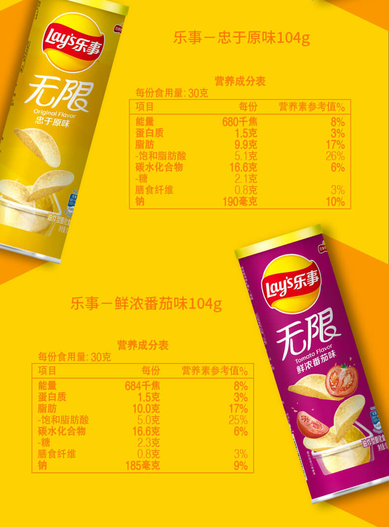 买返15猫卡！乐事薯片零食礼盒712g