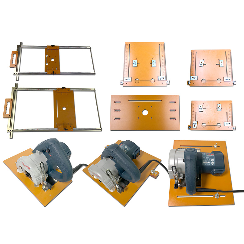 Multifunctional woodworking cutting machine bottom plate modification positioning backer accessories wood cloud stone machine saw cutting board base