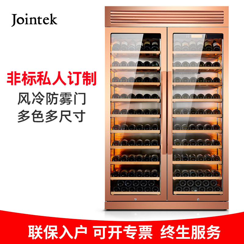 Jointek Hood Custom Cigar Cabinet Red Wine Cabinet Thermostatic Wine Cabinet Double Door Large Capacity Wine Refrigerated Cabinet