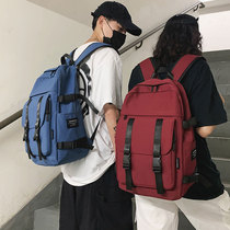 Couples Middle School Students Schoolbags Han Edition Original Juku Ulzzang High School Double Shoulder Bag 100 lap large capacity Backpack man