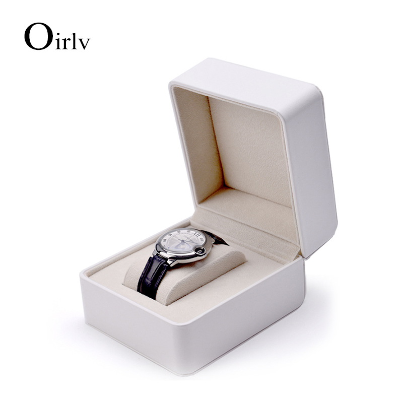 Duobao Ni High-End Watch Storage Box Single Watch Box Rounded Corner Pu Leather Watch Packaging Box Gift Box Watch Case