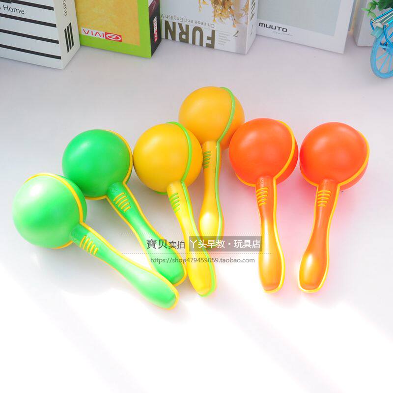 The same early teaching aids new plastic sand hammer sand hammer educational percussion instrument rattle hearing