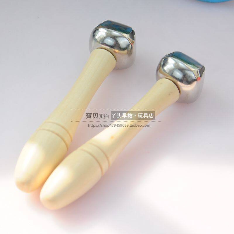 Orff musical instrument percussion toy single stick bell children's music instrument early education toy teaching aid percussion instrument for children