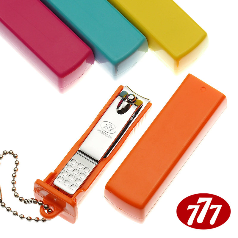 Korea 777 Portable Cute Nail Clipper Adult Student Nail Clipper Ladies Home Medium Anti-Splash Nail Clipper